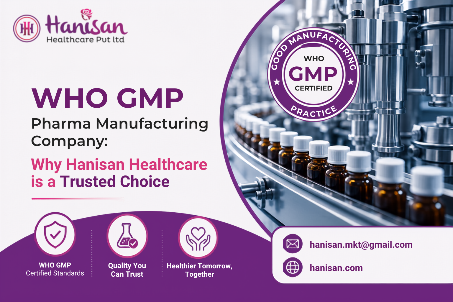 WHO GMP Pharma Manufacturing Company