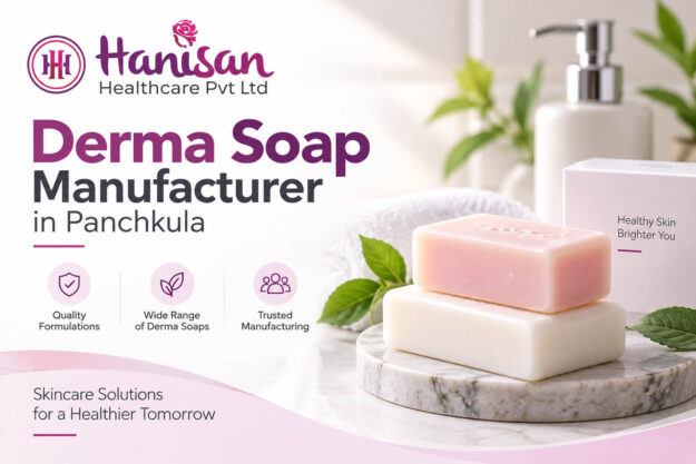 Derma Soap Manufacturer in Panchkula – Hanisan Healthcare Pvt Ltd showcasing quality derma soap manufacturing.